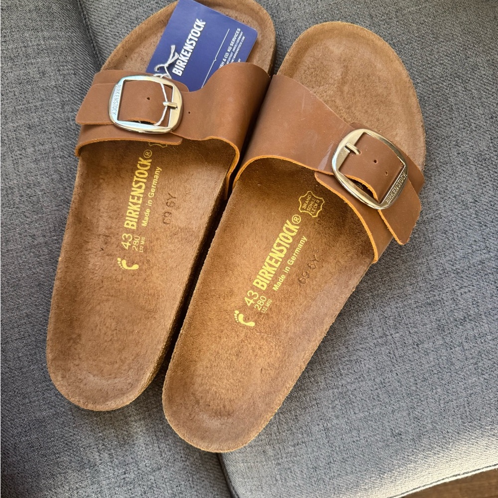 Birkenstock Dark Brown Footbed Sandals